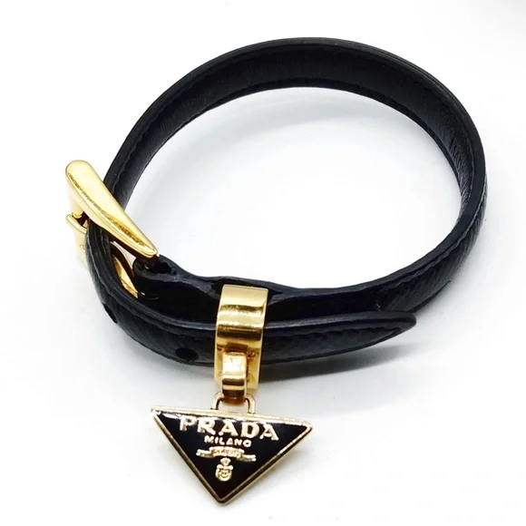 PRADA Saffiano Leather Bracelet - Picture 5 of 11